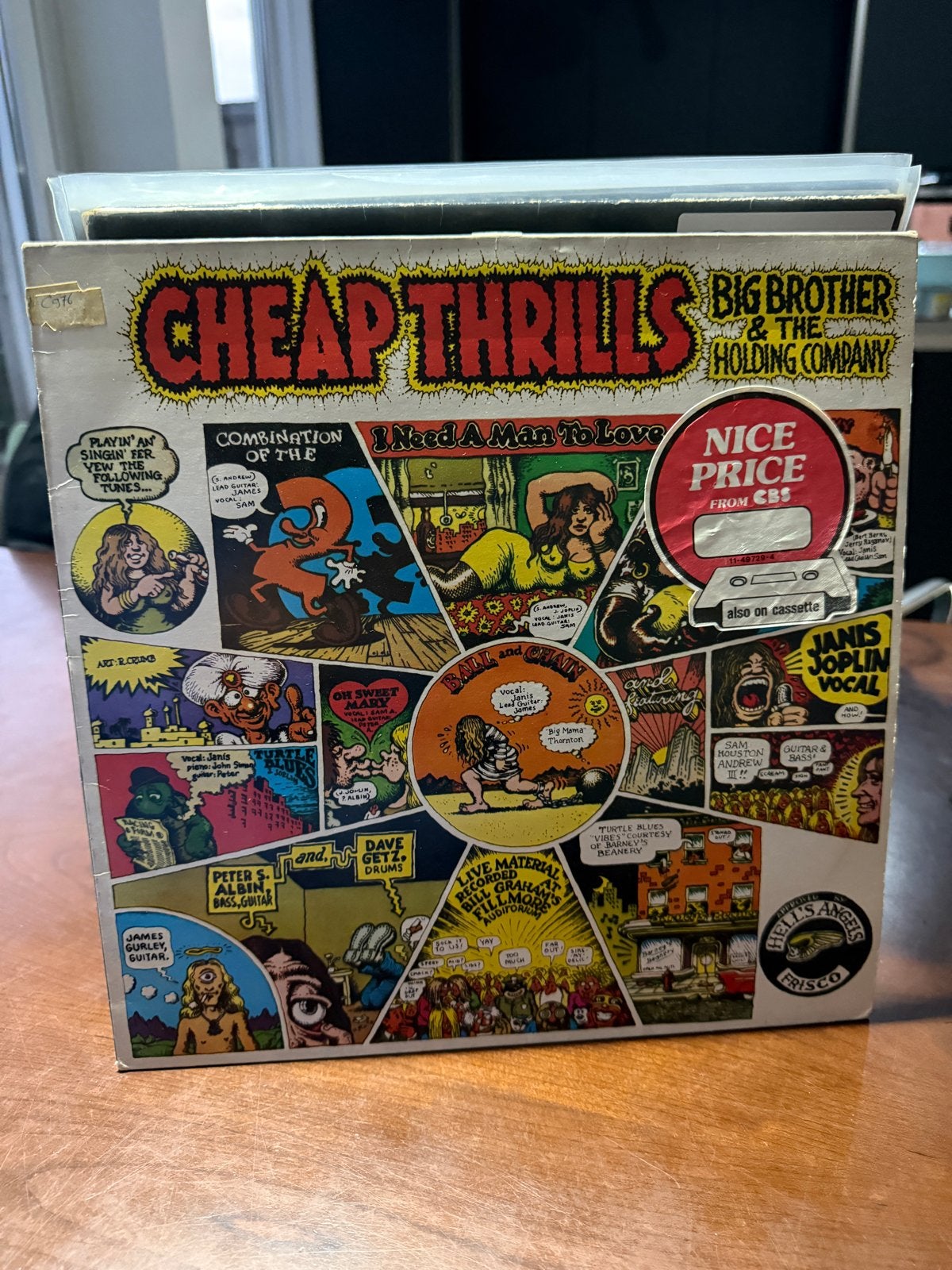 Big Brother and the Holding Company - Cheap Thrills LP, Gebruikt, Ophalen of Verzenden, Rock-'n-Roll, 12 inch