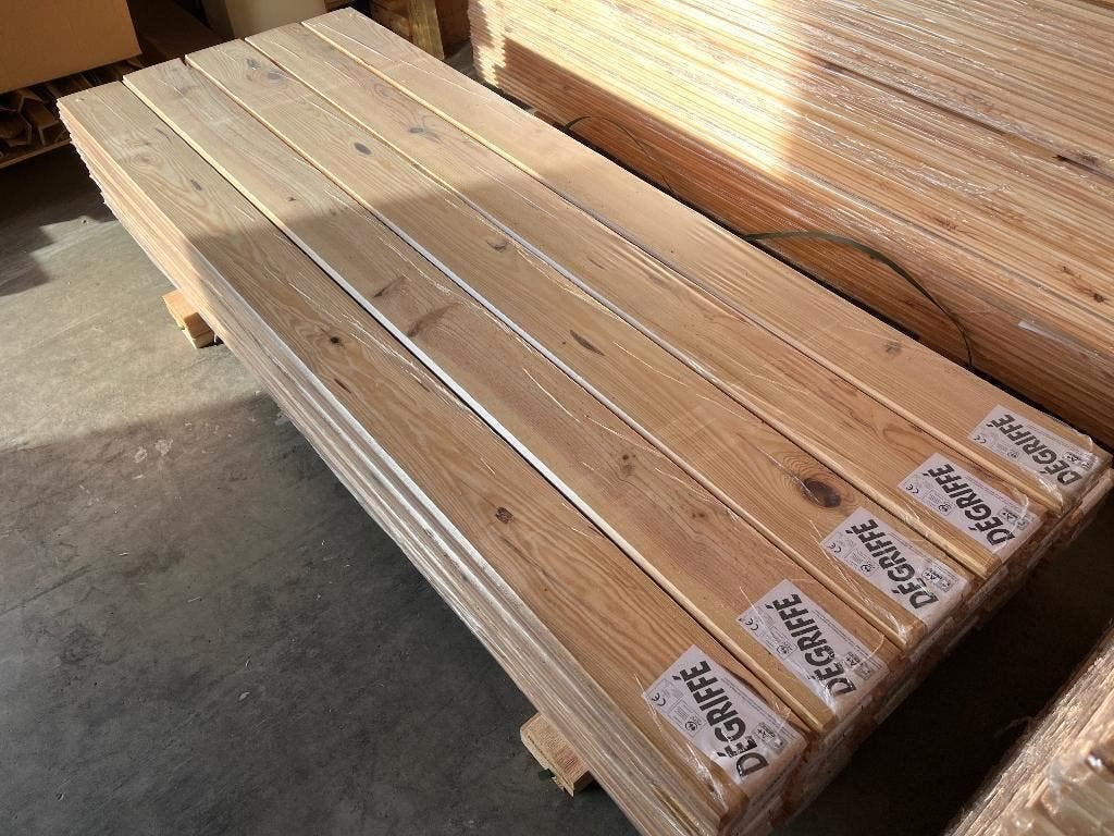 Grenen planken 18x140 2meter lang rondom messing en groef B, Ophalen of Verzenden, Nieuw, 180 tot 250 cm, Planken