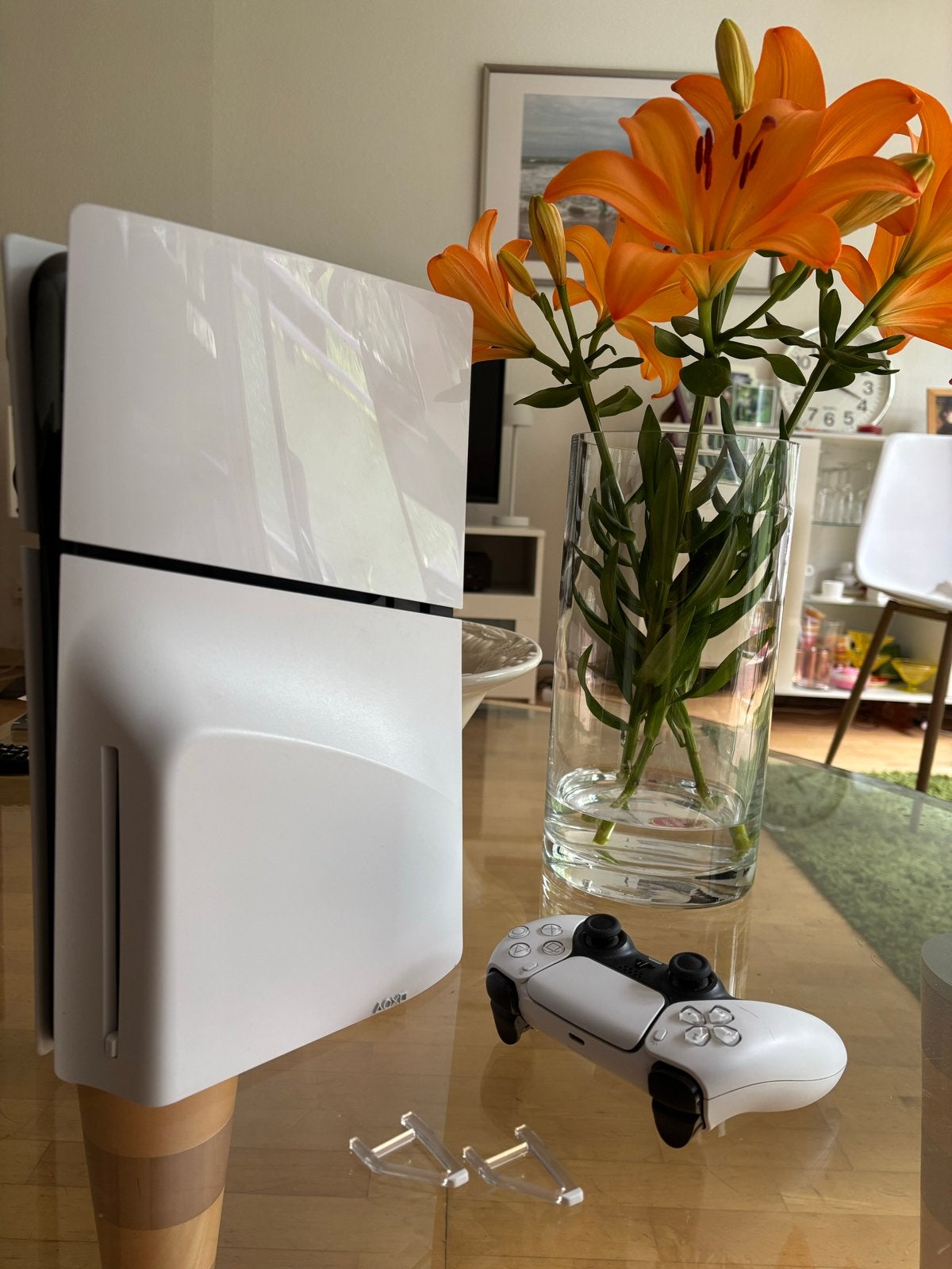 Sony PlayStation 5 SLIM DISC Edition met controller, Ophalen of Verzenden, Zo goed als nieuw