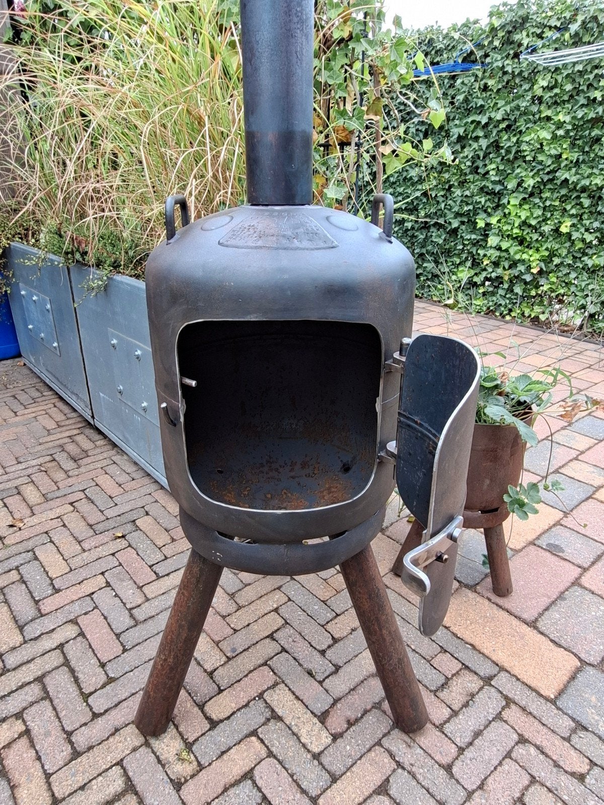 Gave grote dikbuik Tuinkachel Terraskachel Tuinhaard, Tuin en Terras, Ophalen, Nieuw