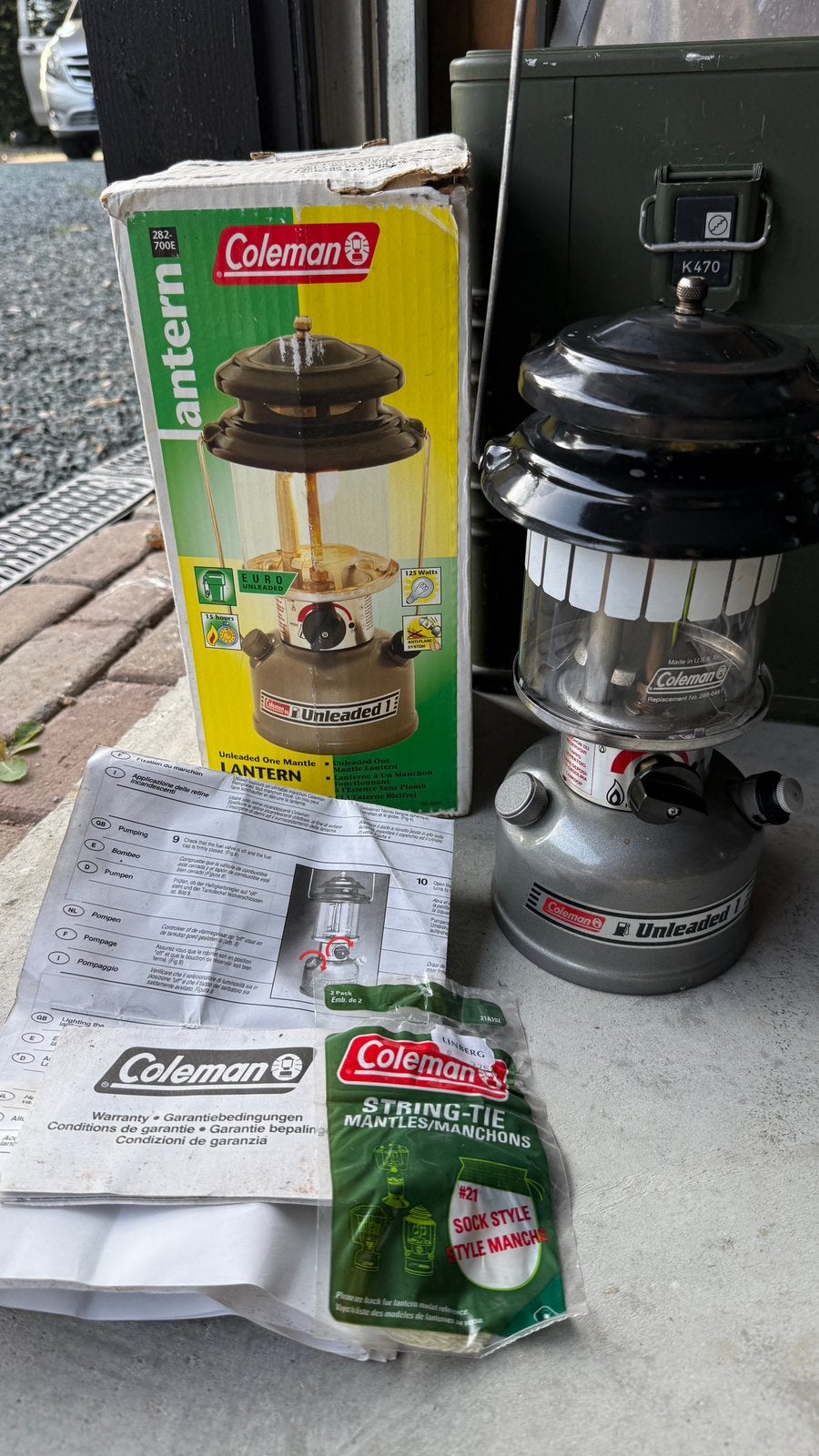Coleman lamp, Ophalen of Verzenden, Zo goed als nieuw, Overige typen