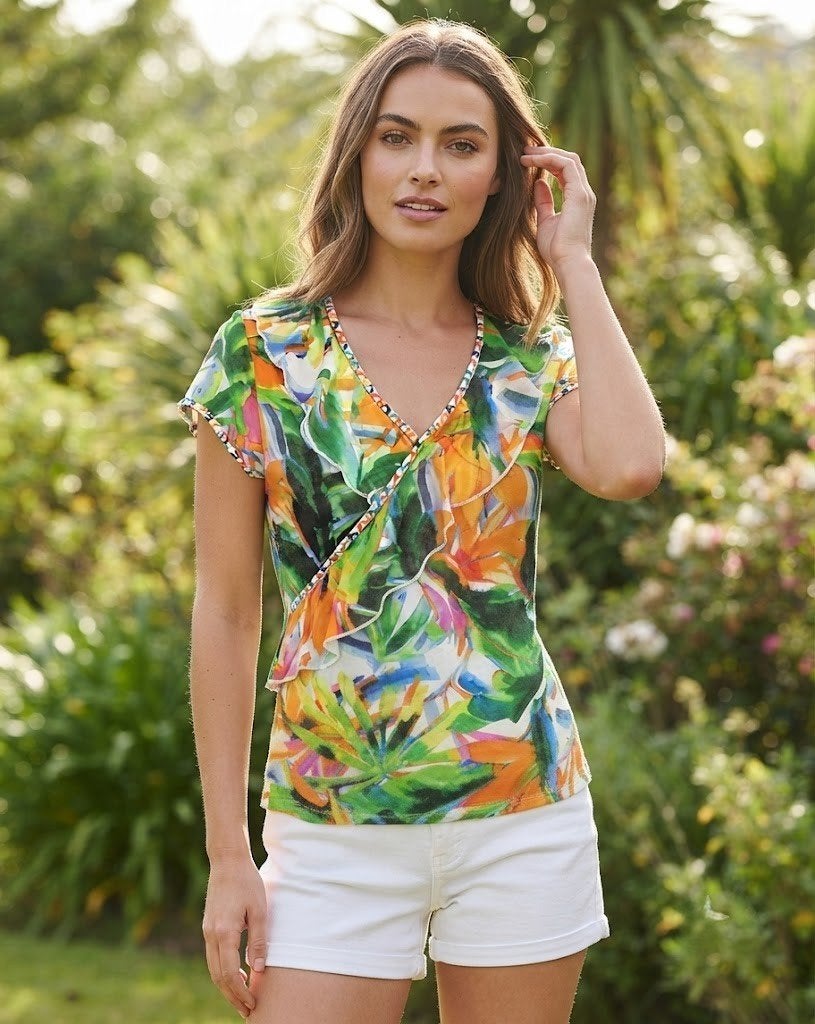 top Olivier Philips, Kleding | Dames, Olivier Philips, Maat 42/44 (L), Zo goed als nieuw, Korte mouw