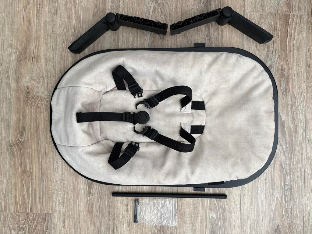 Kidsmill Up! Newborn bekleding + frame + adapter Oatmeal, Ophalen, Zo goed als nieuw, Overige typen, Gordel(s)