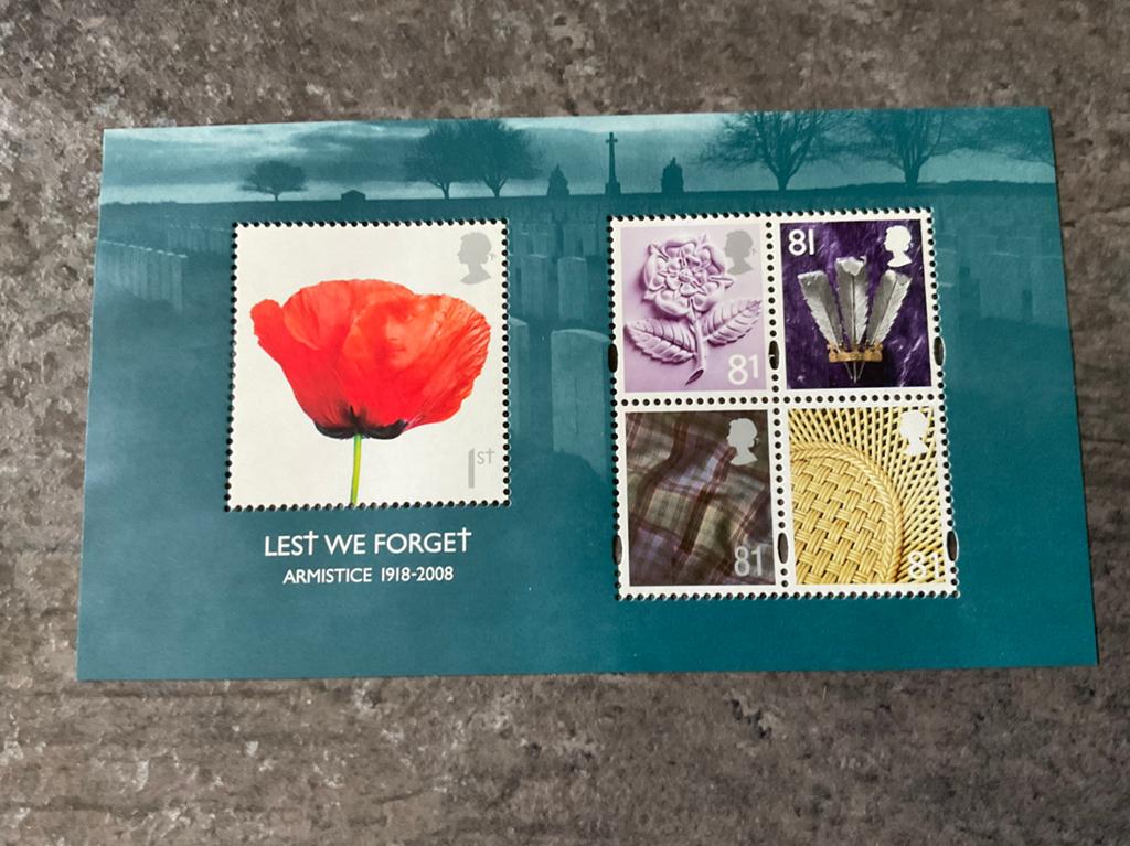 (23846) UK, 1ste Wereldoorlog, blok 47, Ophalen of Verzenden