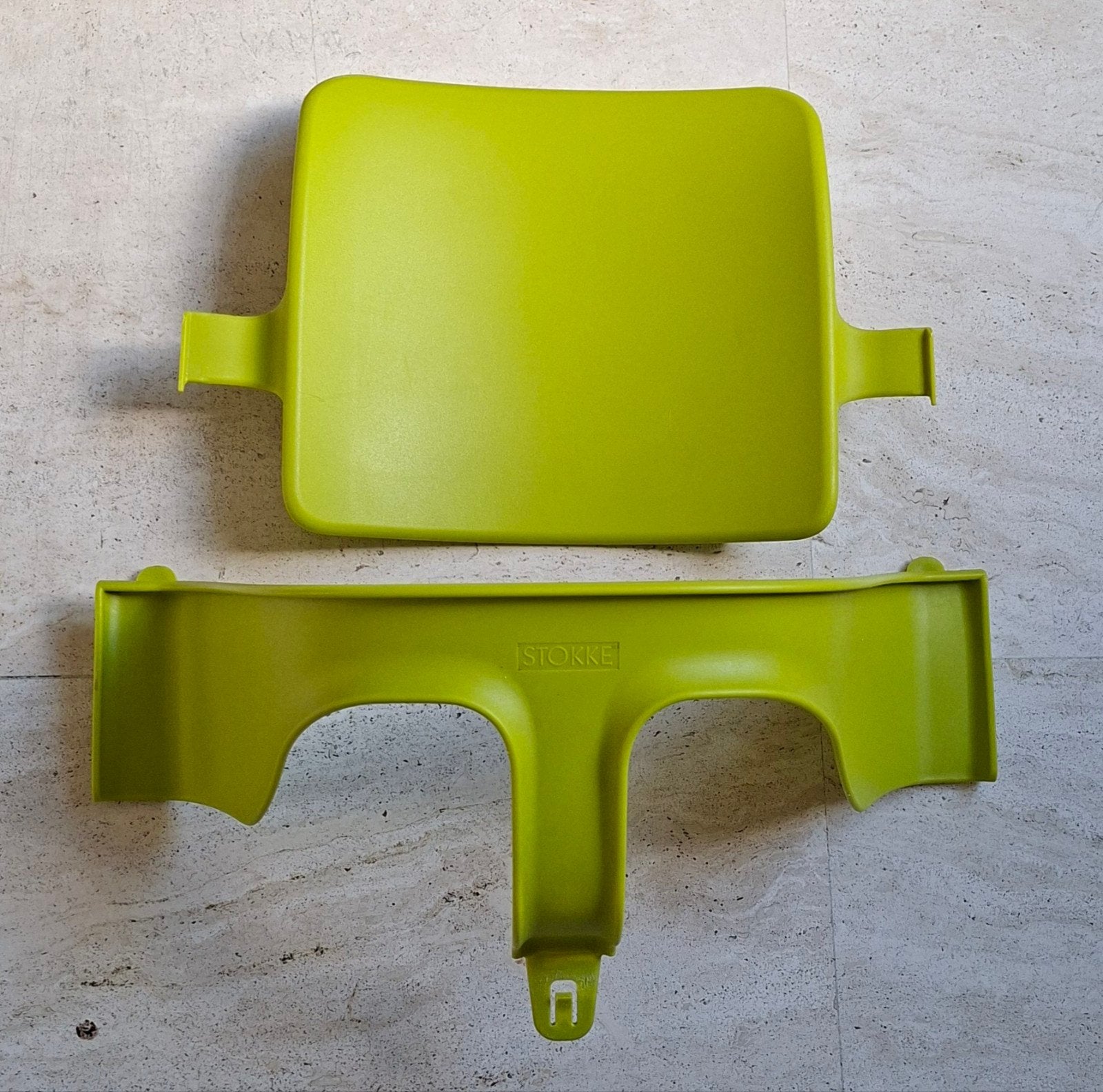 Stokke tripp trapp babyset groen ZGAN, Ophalen of Verzenden, Zo goed als nieuw, Meegroeistoel