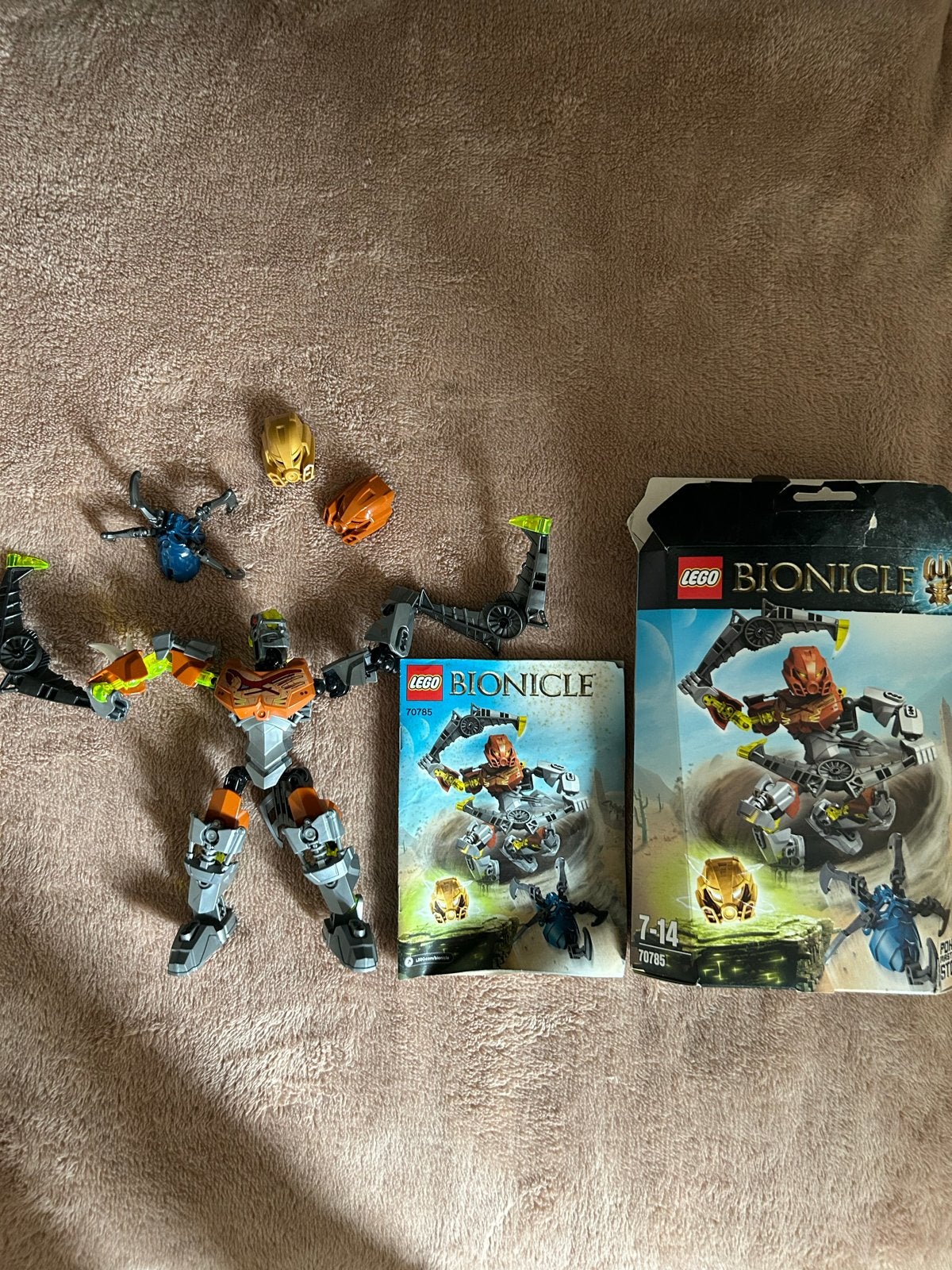 Lego Bionicle Pohatu Meester van de Steen 70785, Bionicle, Lego, Ophalen of Verzenden, Zo goed als nieuw