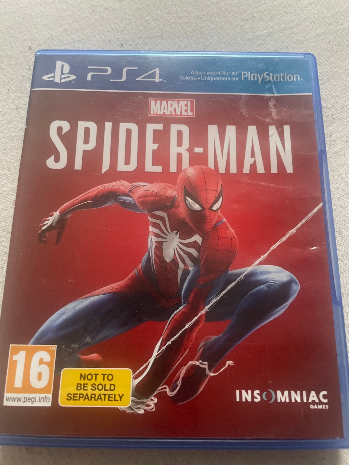 Insomniac Spider-Man PS4 Editie - Prima Staat, Spelcomputers en Games, Games | Sony PlayStation 4, Avontuur en Actie, 1 speler