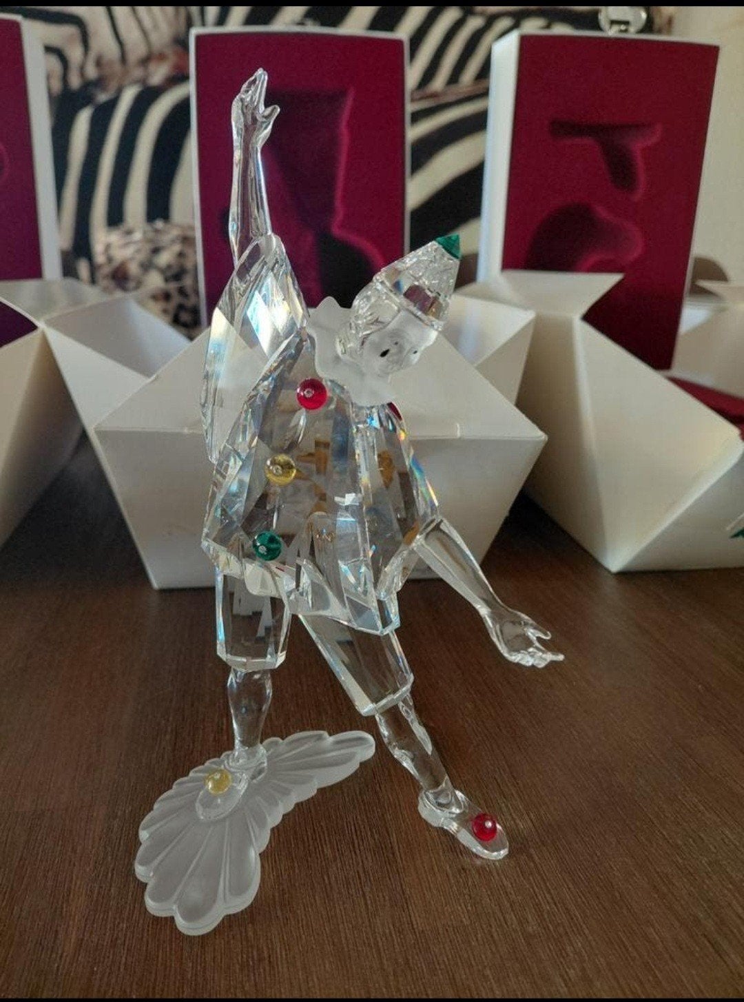 MASQUERADE Pierrot originele verpakking certificaat, Verzamelen, Swarovski, Ophalen of Verzenden, Zo goed als nieuw, Figuurtje