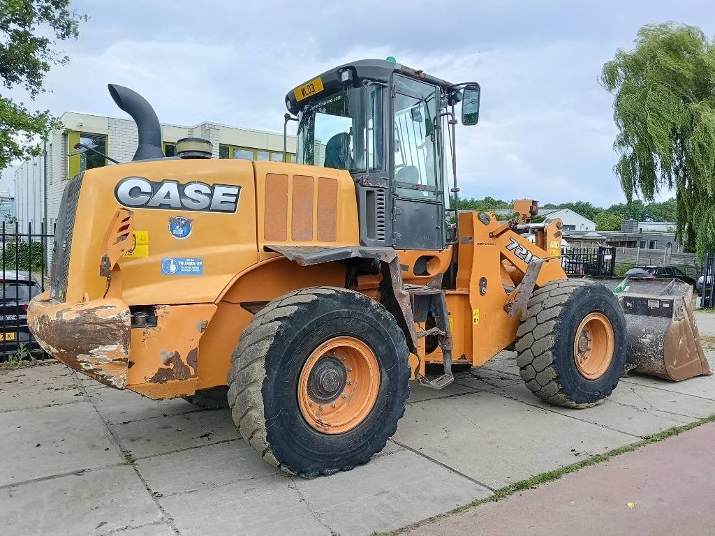 Case 721 F shovel wiellader loader (bj 2016), Wiellader of Shovel
