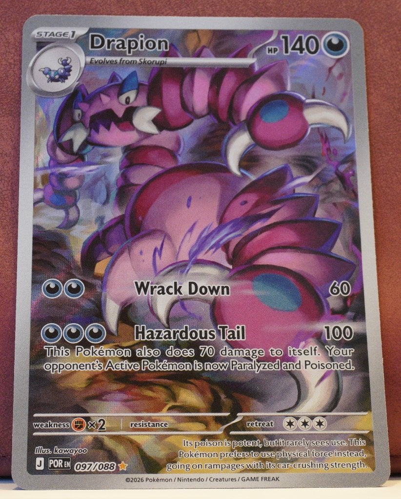 Drapion Gallery Art 097/088 Perfect Order Pokèmon Kaart, Ophalen of Verzenden, Nieuw, Losse kaart