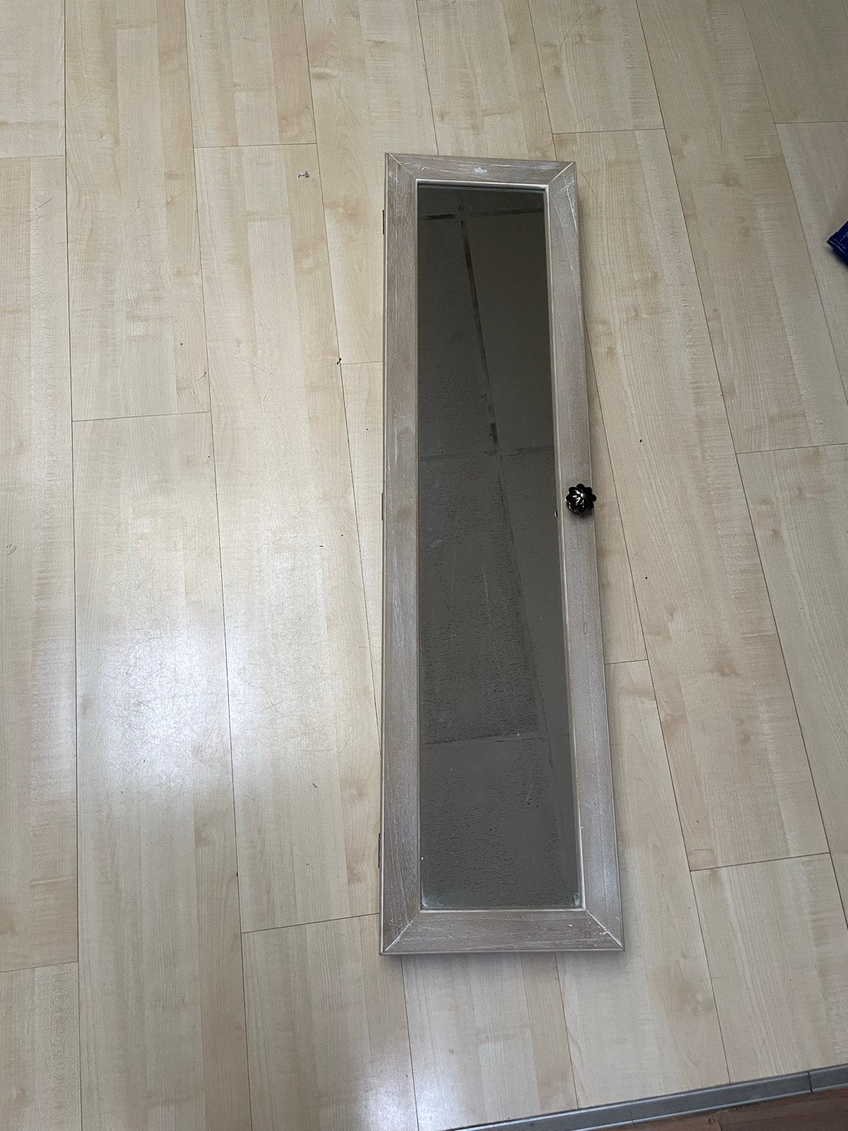 Spiegel sieradenkastje met opbergruimte, Ophalen, Minder dan 50 cm, Gebruikt, 100 tot 150 cm