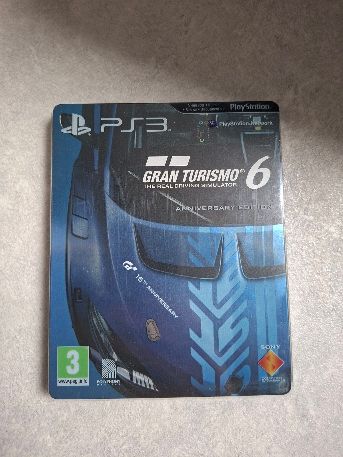Gran Turismo 6 Anniversary Edition PS3, Online, Gebruikt, 1 speler, Racen en Vliegen