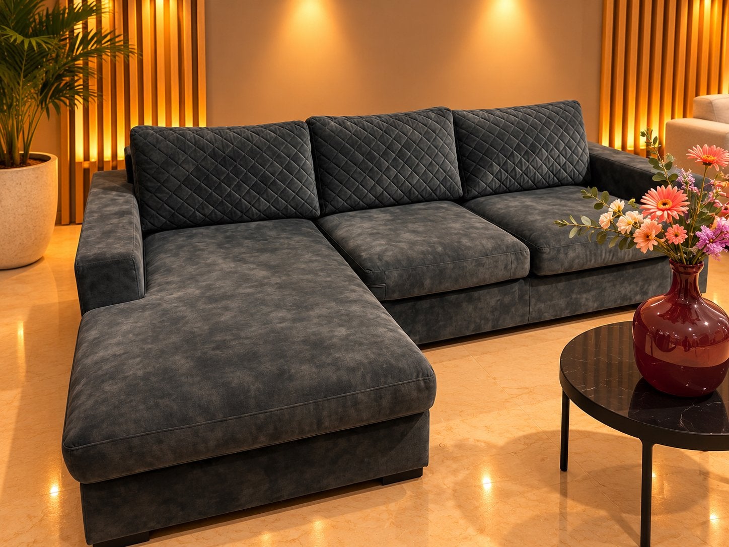UrbanSofa Hoekbank - Professioneel Gereinigd, Ophalen, 250 tot 300 cm, 125 tot 150 cm, .