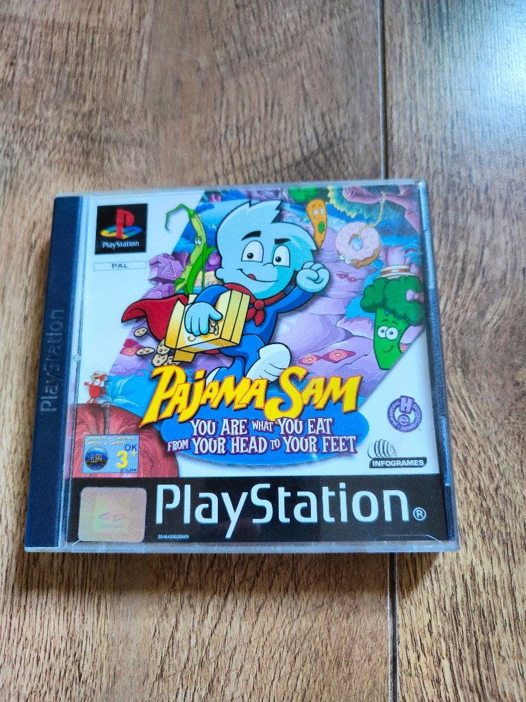 PS1 Spel - Pajama Sam, Spelcomputers en Games, 1 speler, Racen en Vliegen, Ophalen of Verzenden, Zo goed als nieuw