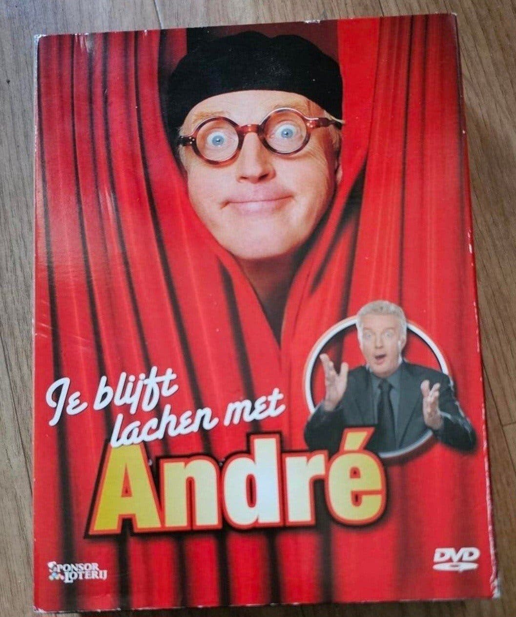 Blijft Lachen Met Andre (6 Dvd) Dvd's Zijn Krasvrij Z.G.A.N, Alle leeftijden, Ophalen of Verzenden, Zo goed als nieuw, Tv-programma of Sketches