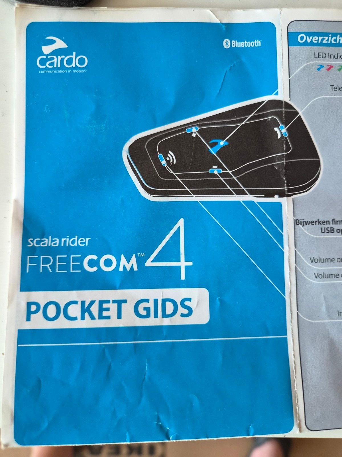 Cardo Motor helm intercom communicatie set 1 persoon, Ophalen of Verzenden, Tweedehands, Cardo