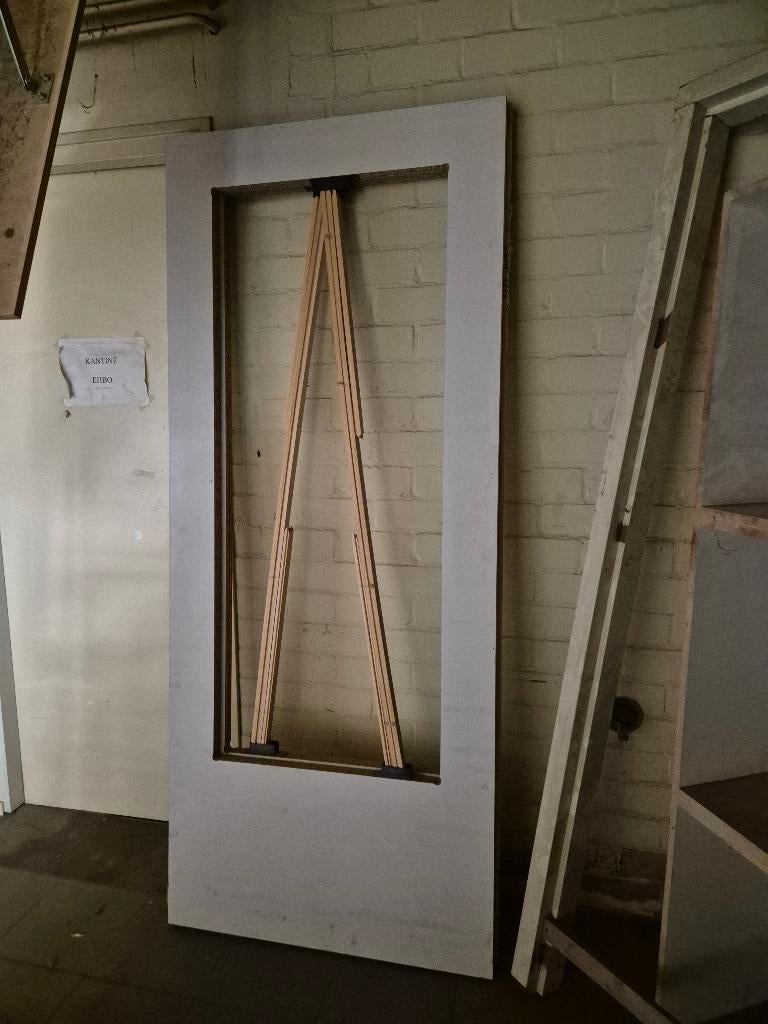 binnendeuren met grote glasopening 88x211,5 cm, Ophalen, 80 tot 100 cm, Binnendeur, Nieuw