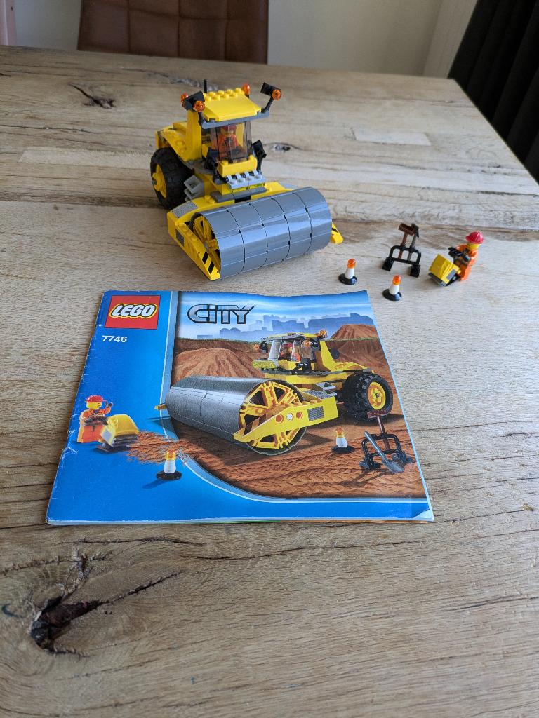Lego City - Wegenbouw wals - 7746, Compleet, Lego, Ophalen of Verzenden, Complete set