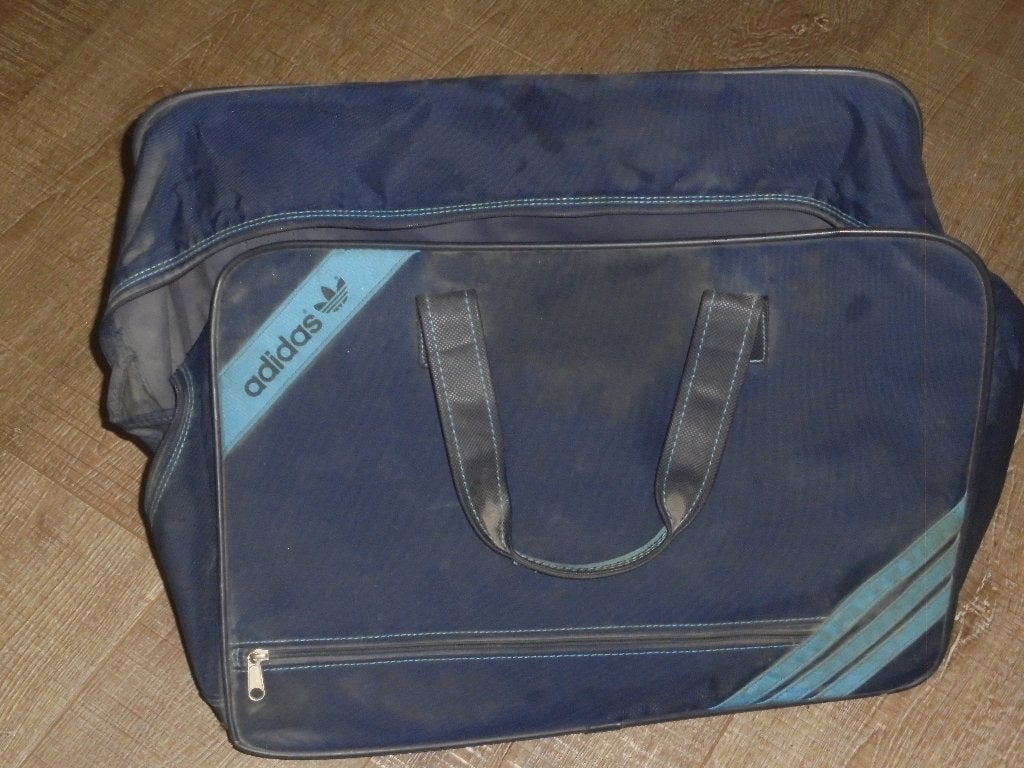 adidas sporttas blauw 50x34x20, Ophalen, Gebruikt