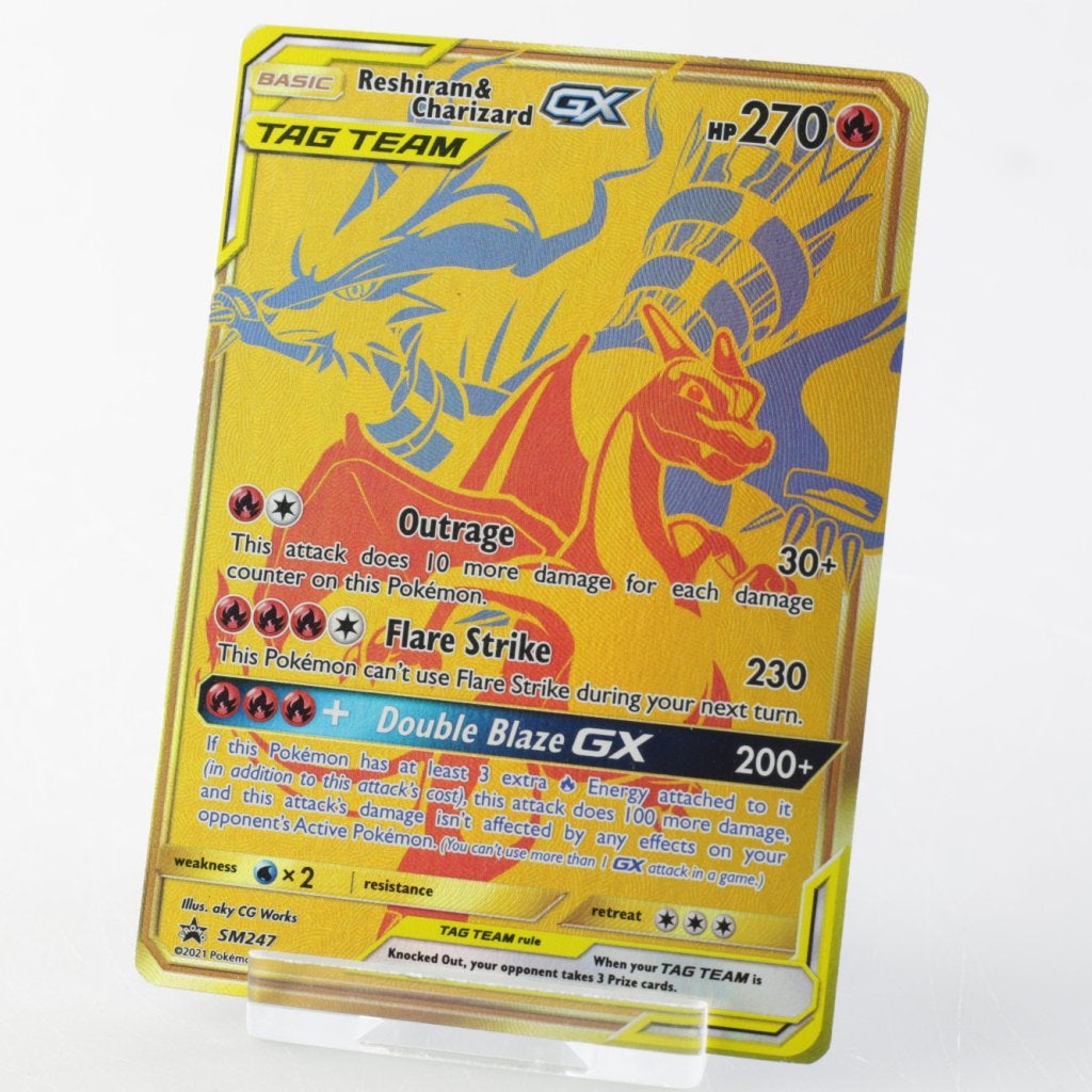 TCG Reshiram & Charizard GX (SM 247), Zo goed als nieuw
