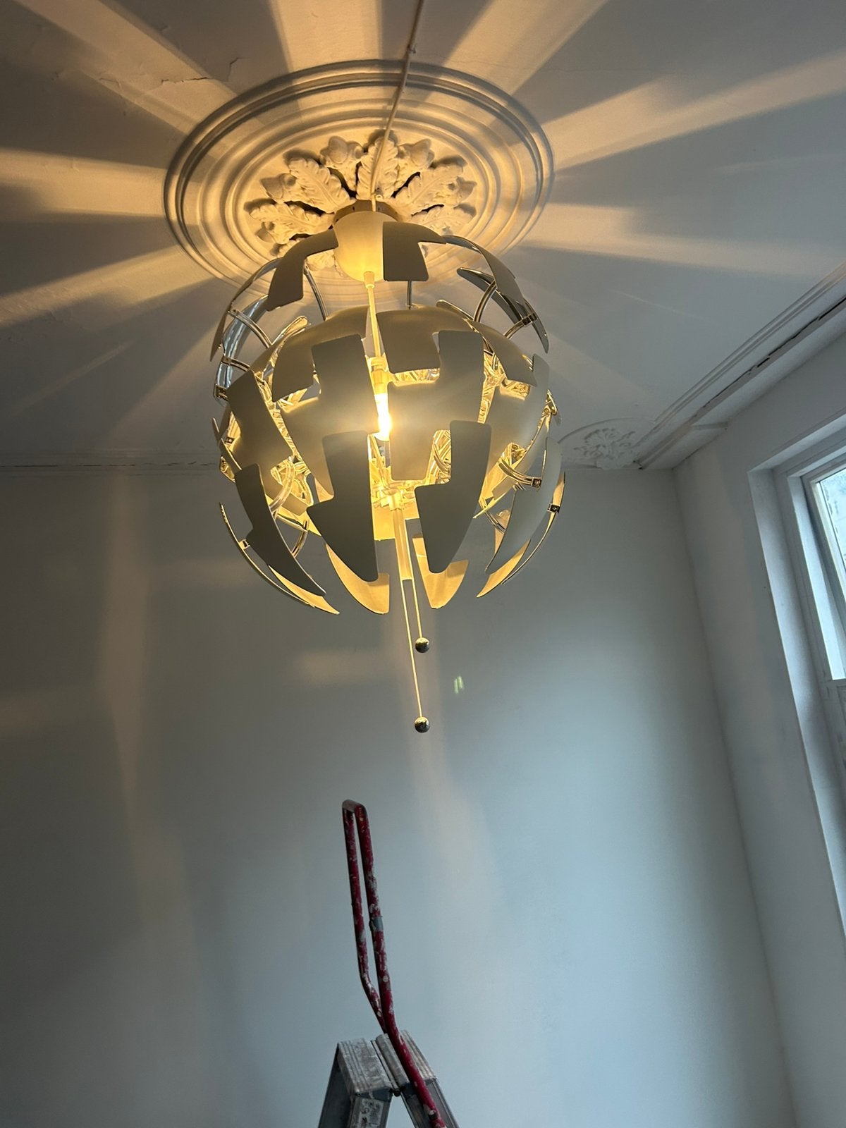 Design lamp ikea, Huis en Inrichting, Lampen | Kroonluchters, Ophalen of Verzenden, Zo goed als nieuw