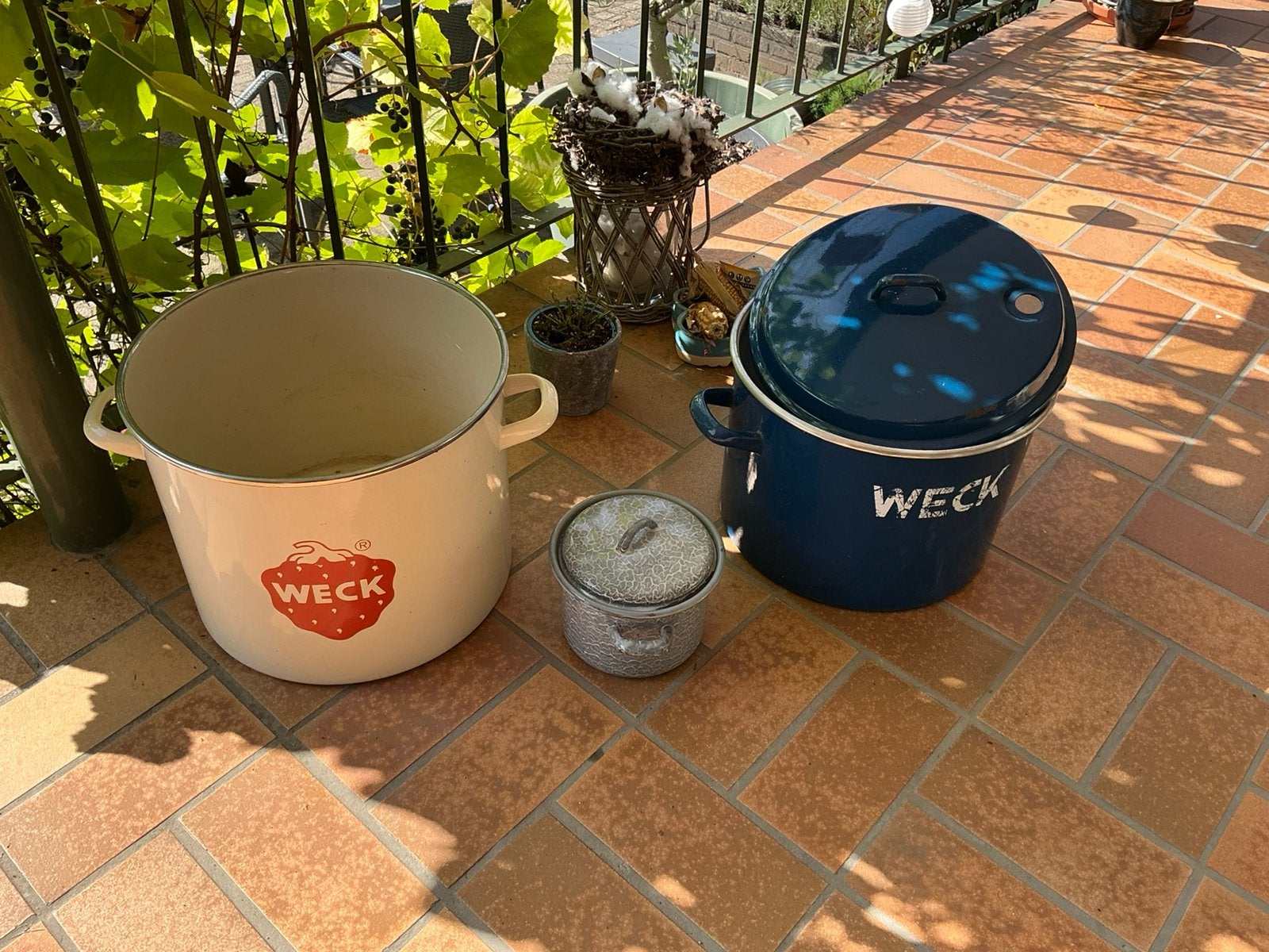 Weckpotten, Ophalen