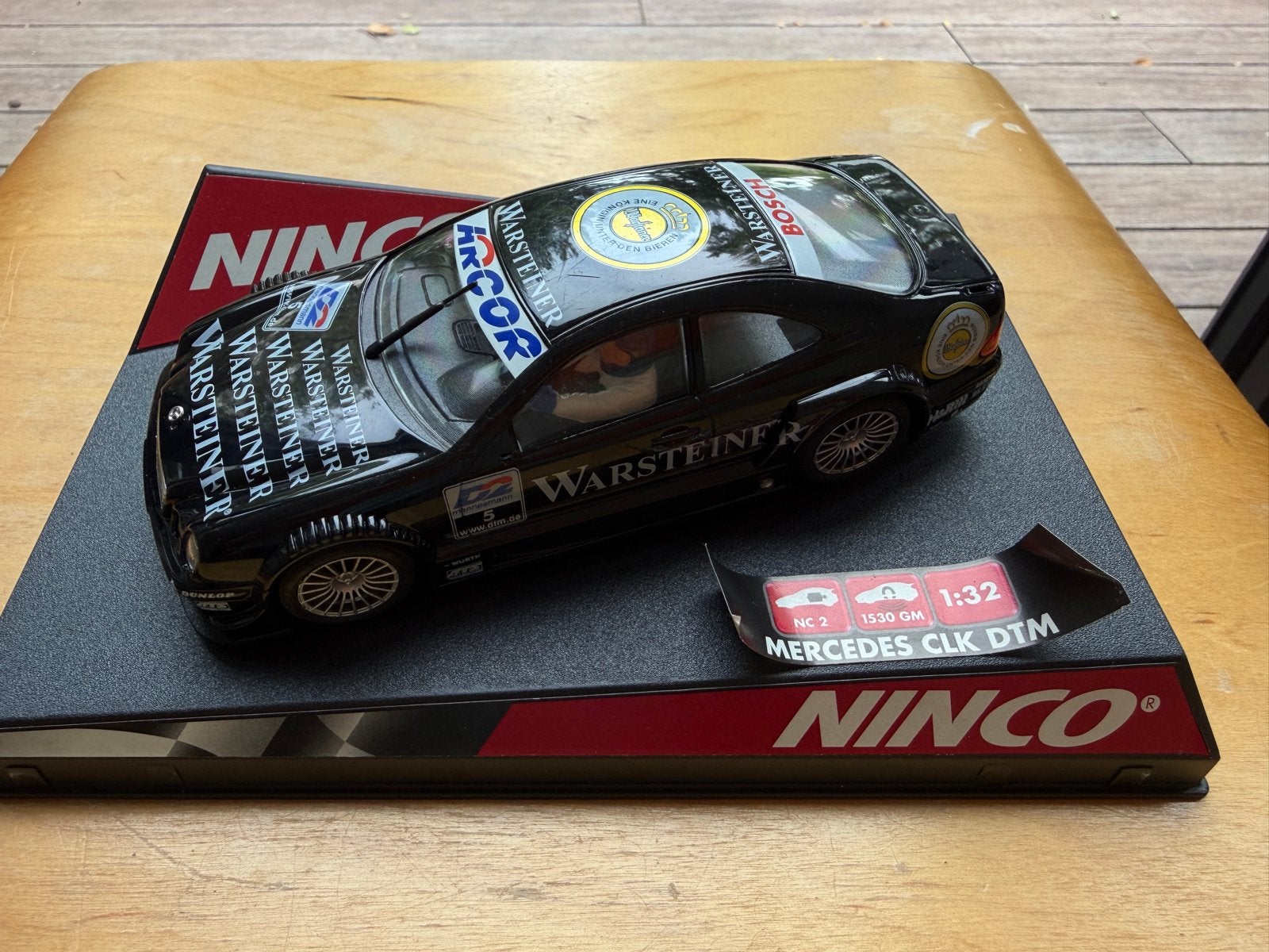 Ninco Slotcar 50253 Mercedes CLK DTM Warsteiner, Kinderen en Baby's, Speelgoed | Racebanen, Overige merken, Onderdelen, Ophalen of Verzenden