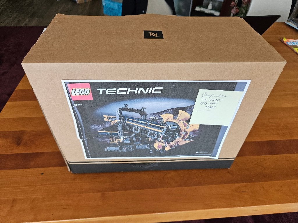 LEGO Technic Emmerwiel Graafmachine - 42055, Ophalen, Lego, Architecture, Zo goed als nieuw
