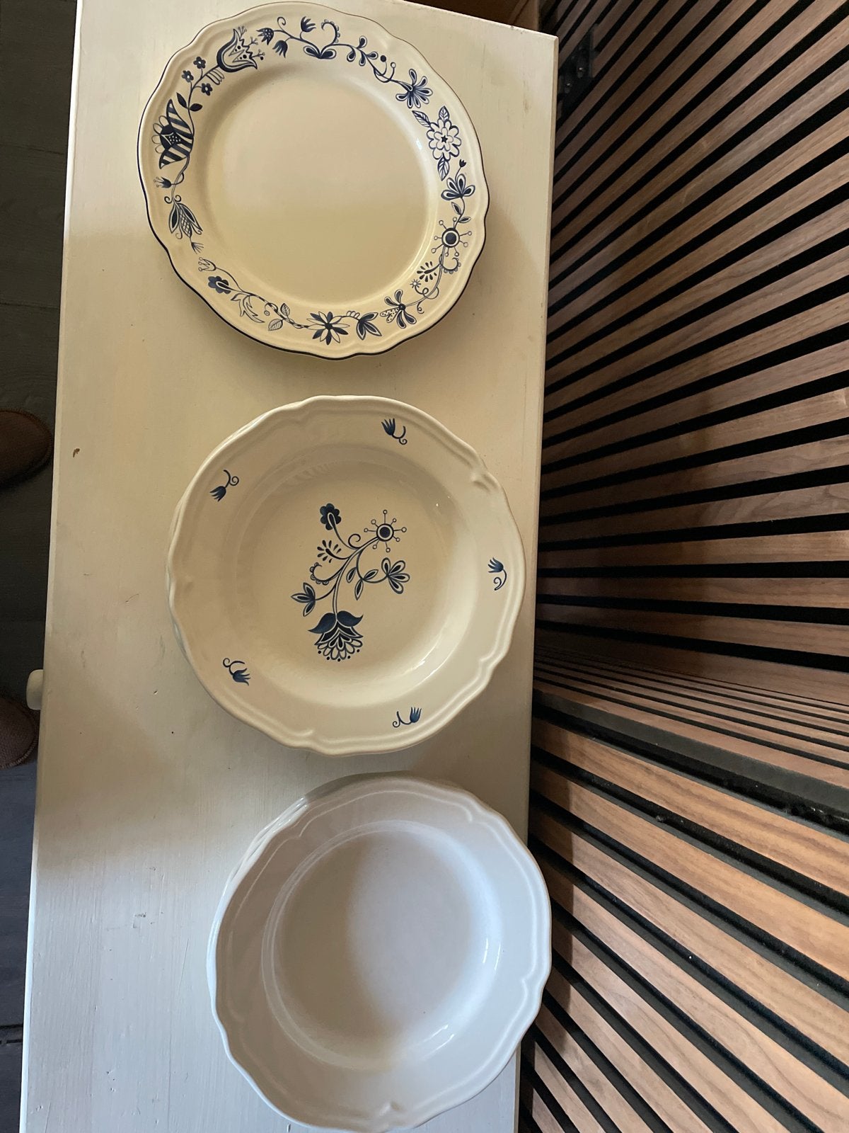 IKEA Arv Idyll Borden Set - Plat en Diep. 4 sets, Gebruikt, Keramiek, Landelijk/Boerenbont, IKEA