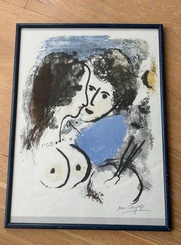 lithografie van Marc Chagall, Antiek en Kunst, Ophalen of Verzenden
