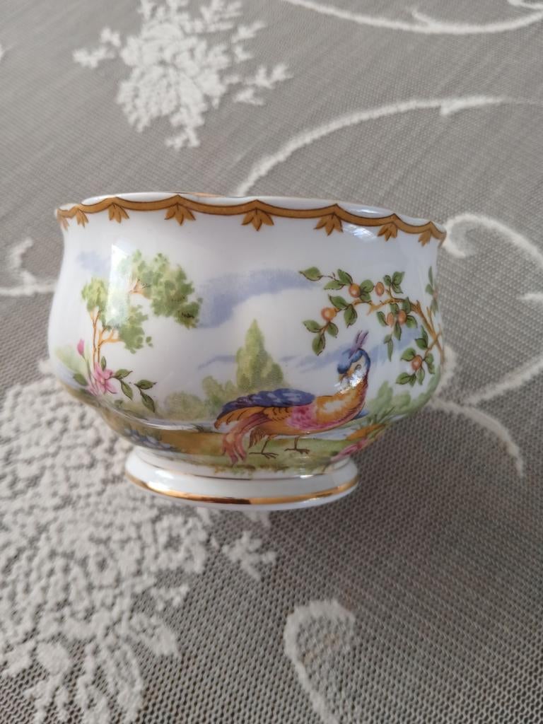 Suikerpotje Royal Albert Chelsea Bird, Antiek en Kunst, Ophalen of Verzenden