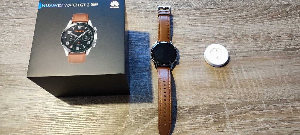 HUAWEI GT2 46mm smartwatch, Zwart, Ophalen of Verzenden, Zo goed als nieuw, Waterdicht