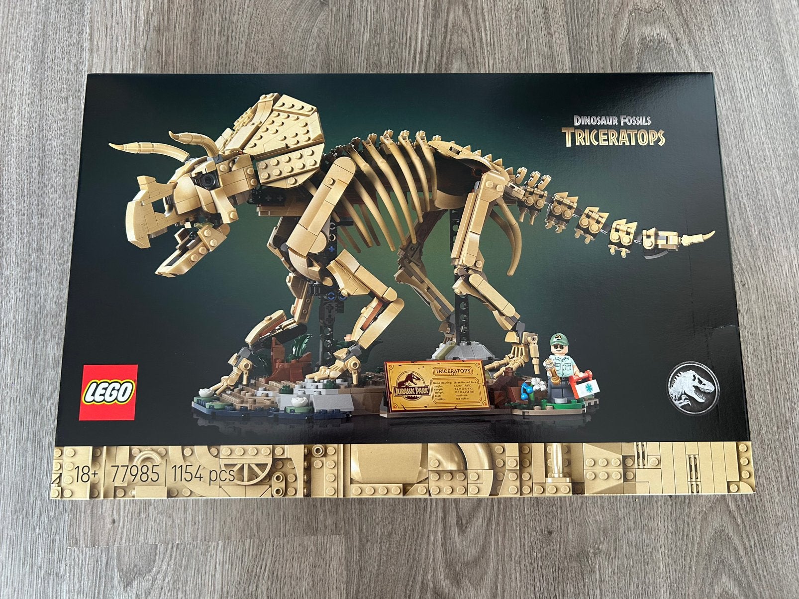 Lego Jurassic Park 77985 Triceratops NIEUW, Jurassic World, Lego, Nieuw, Ophalen of Verzenden