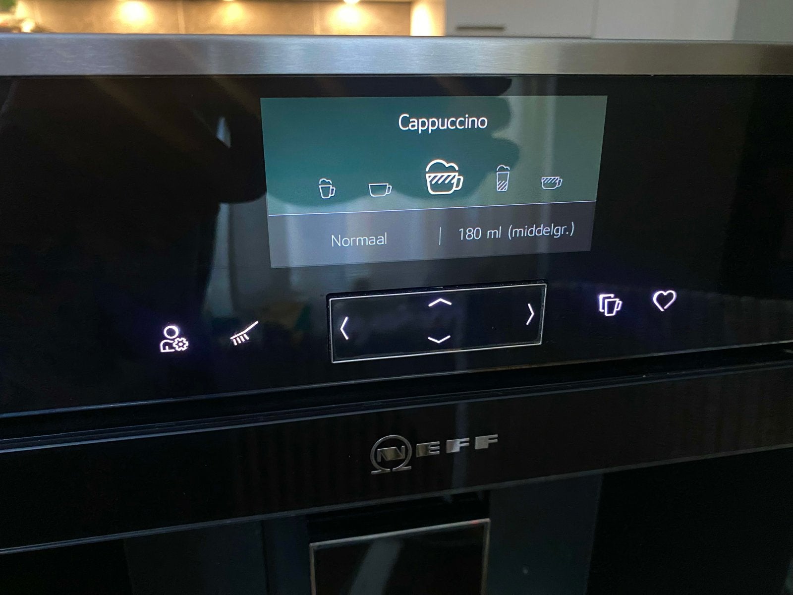 Neff C17KS61N0/01 Inbouw Koffiemachine gereviseerd-Zwart/RVS, Ophalen, Gebruikt, Koffiemachine, Koffiebonen