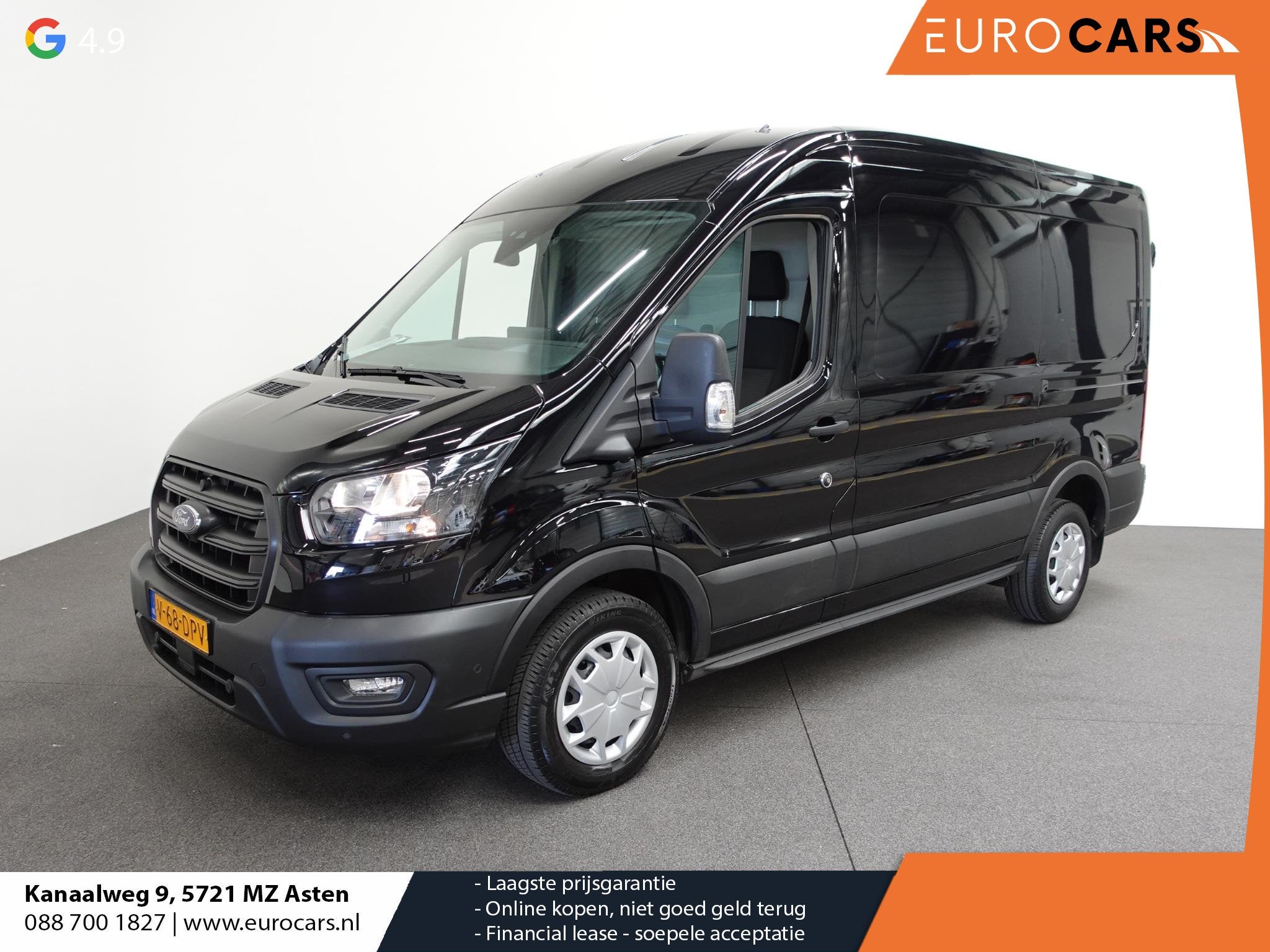 Ford Transit 310 2.0 TDCI L2H2 Trend Automaat Airco Bluetoot, Stof, Euro 6, 4 cilinders, 129 pk