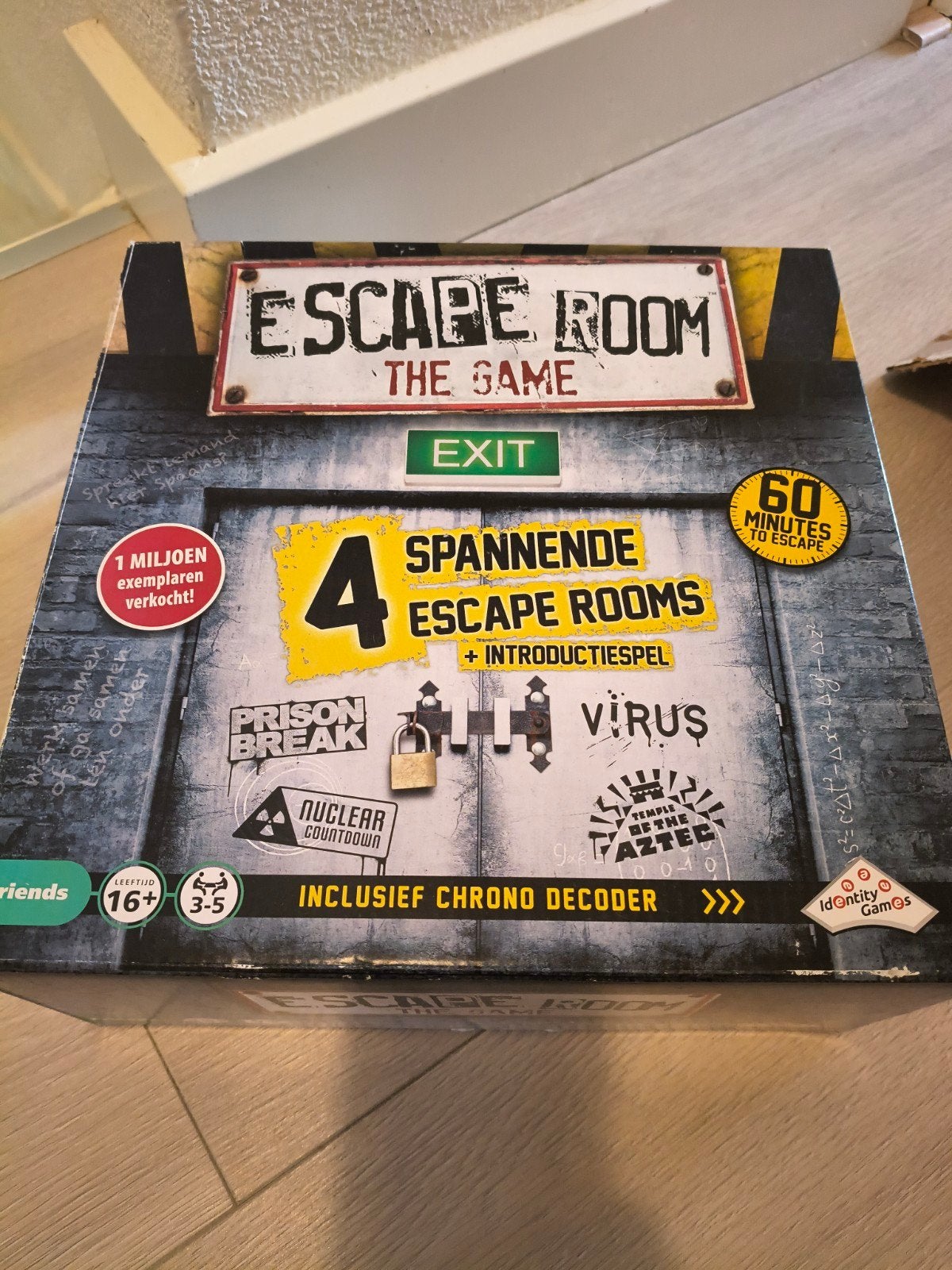 Escape Room The Game - 4 spannende escape rooms, Hobby en Vrije tijd, Gezelschapsspellen | Bordspellen, Vijf spelers of meer, Ophalen of Verzenden