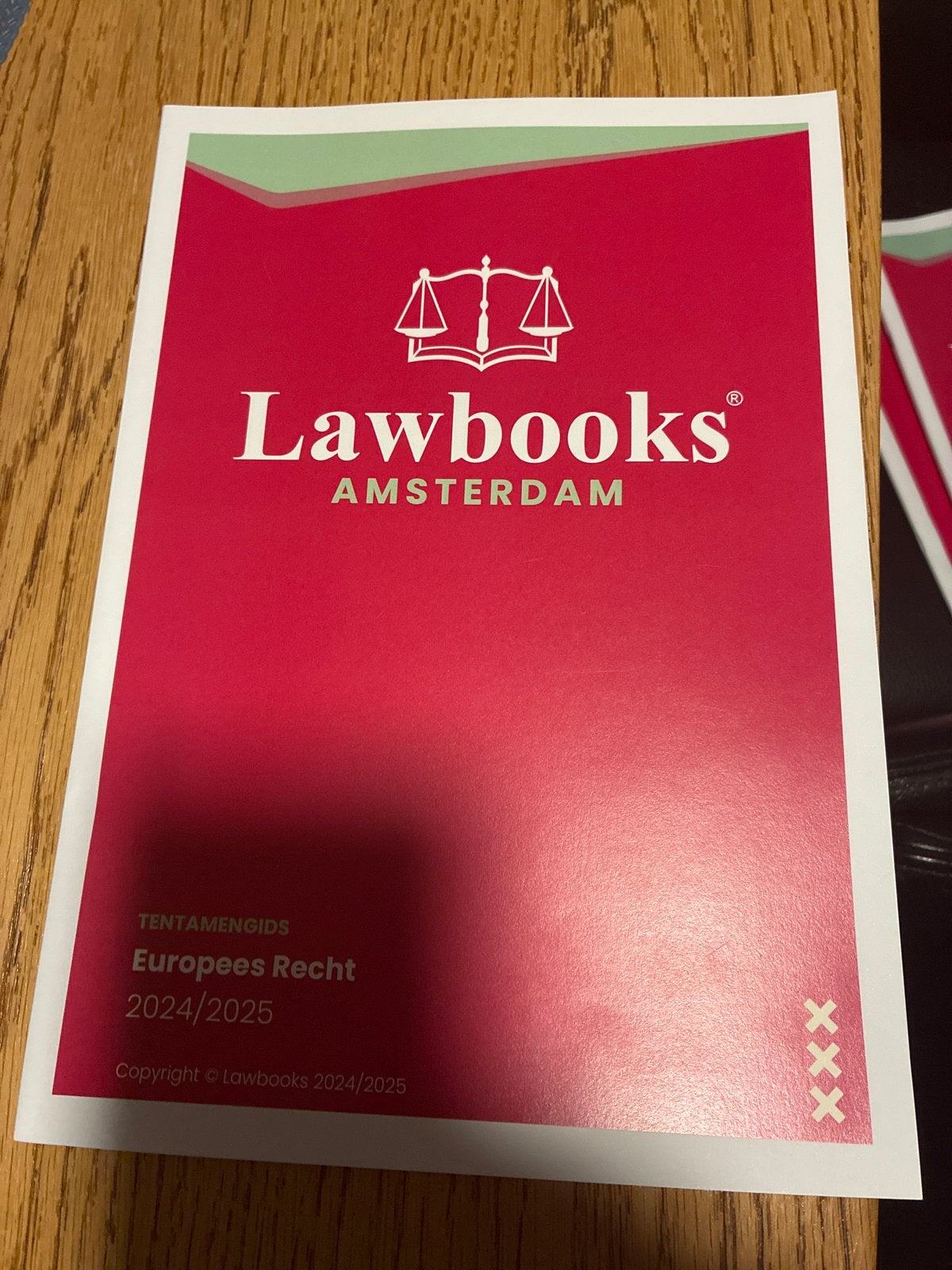 Lawbooks Tentamengids Europees Recht 2024/2025, Boeken, Studieboeken en Cursussen, Ophalen of Verzenden, Gamma, Zo goed als nieuw