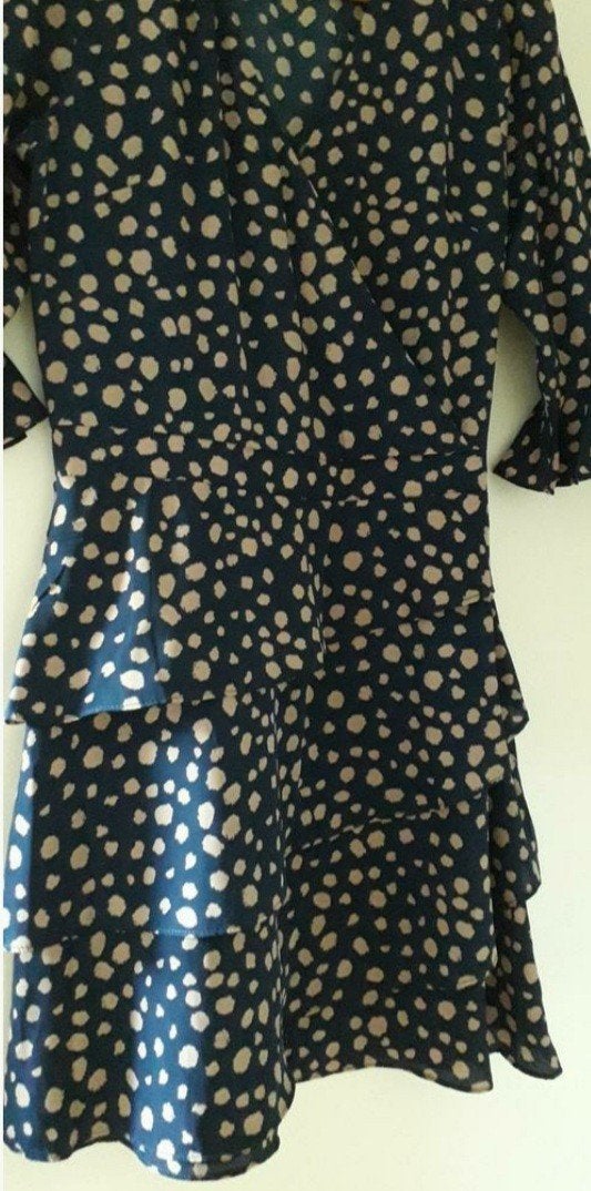 feestjurk, XS, Jewellery,  nieuwstaat, Kleding | Dames, Blauw, Ophalen of Verzenden, Zo goed als nieuw, Maat 34 (XS) of kleiner