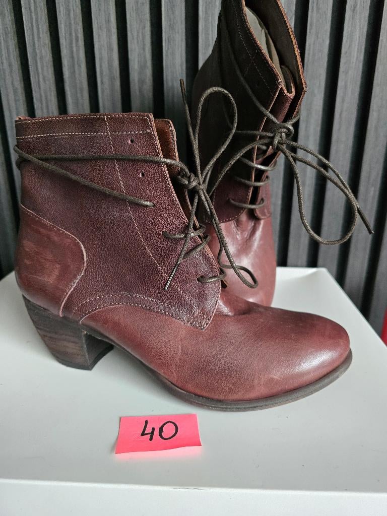 Nieuw YKX & Co leren laarzen maat 40, Zwart, Lage of Enkellaarzen, YKX &Co, Nieuw
