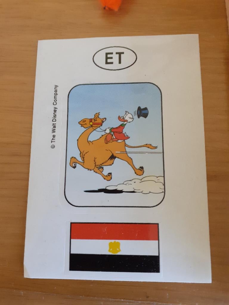 Retro sticker Ducktales, Verzamelen, Ophalen of Verzenden, Zo goed als nieuw, Film, Tv of Omroep