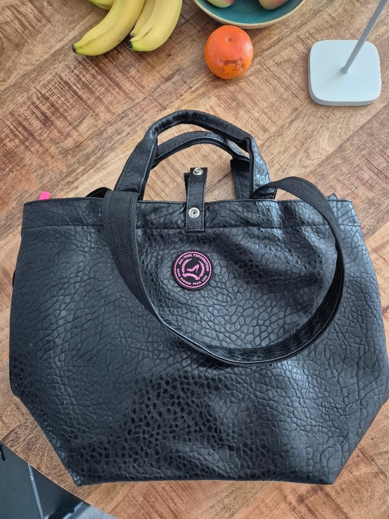 All Time Favourites minis hopper zwart Croco, Sieraden, Tassen en Uiterlijk, Ophalen of Verzenden, Nieuw, Zwart, Shopper