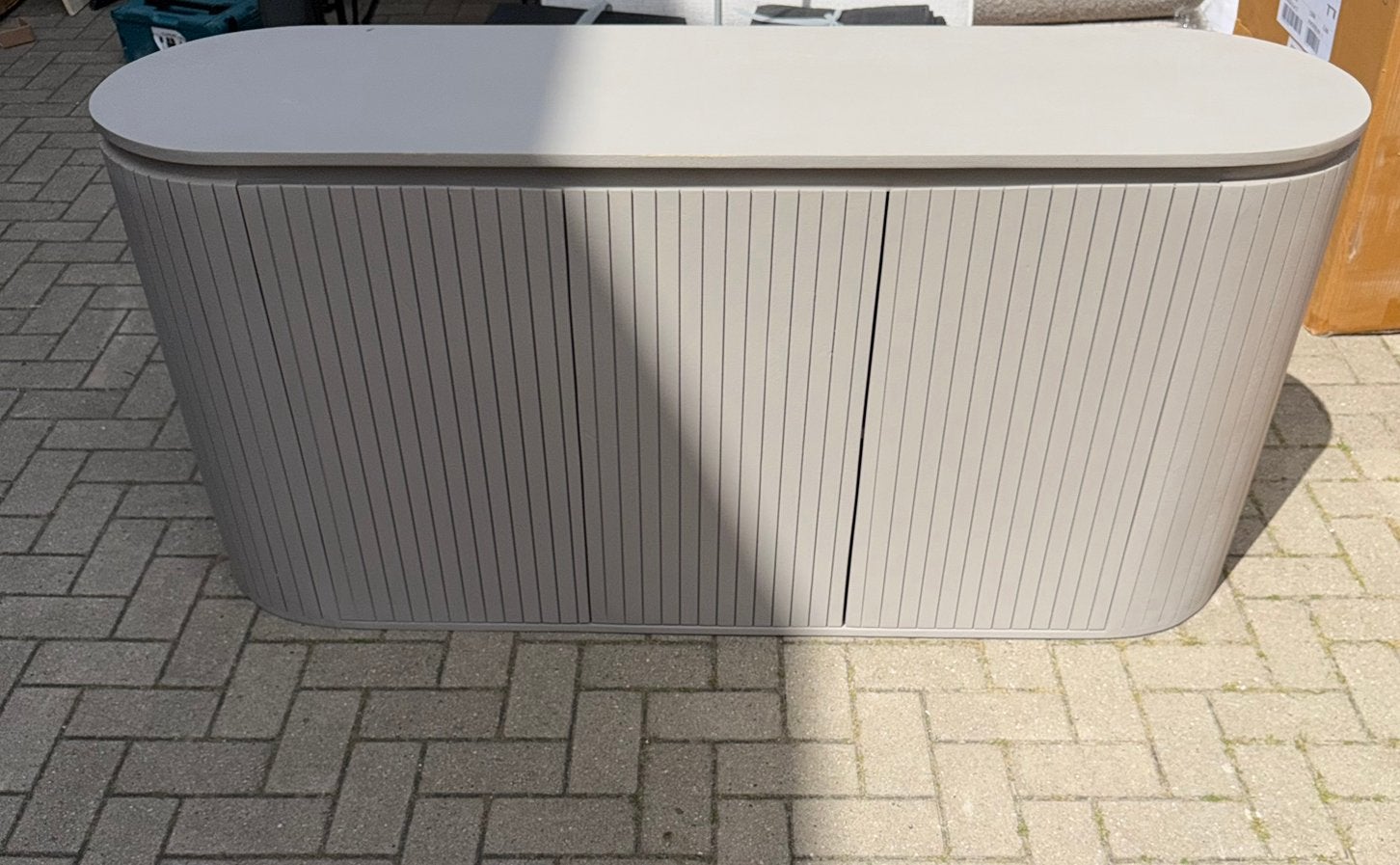 Star Furn Dressoir Solana 165cm Taupe, Ophalen, Met deur(en), 150 tot 200 cm, Zo goed als nieuw