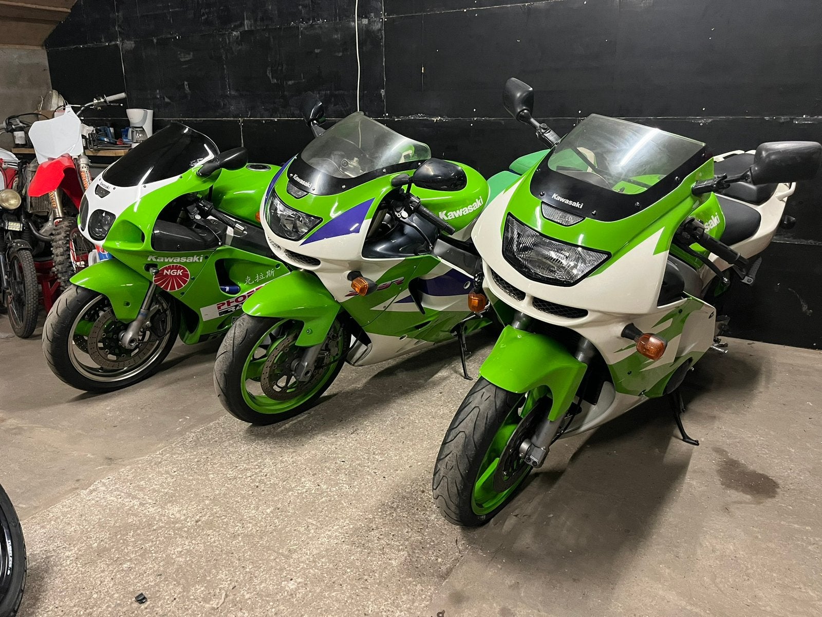3x kawasaki zx-r serie, Motoren, Motoren | Kawasaki, Kawasaki, ., Bedrijf, Super Sport