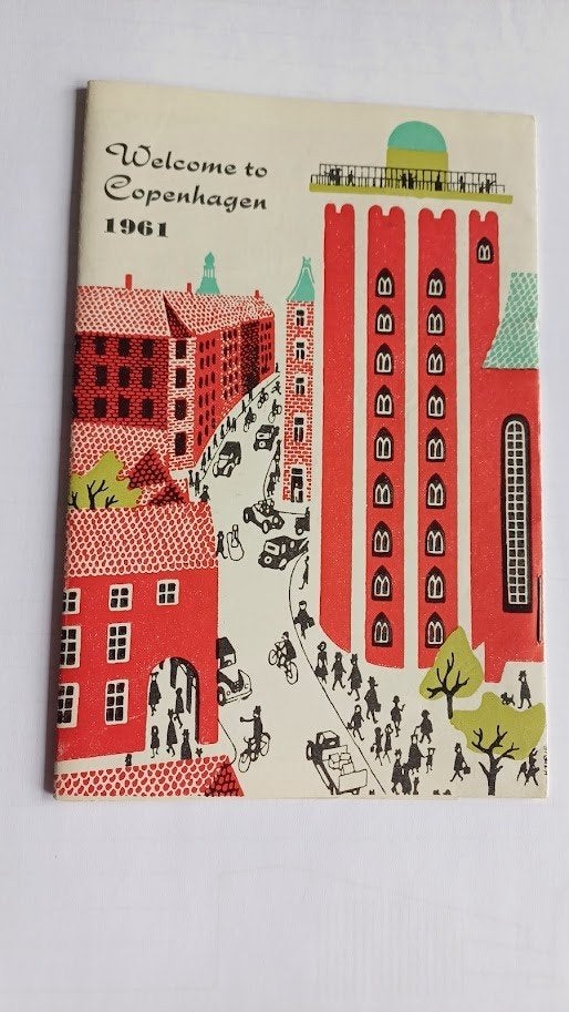 Kopenhagen: Welcome to Copenhagen 1961 DENEMARKEN, Europa, Ophalen of Verzenden, Brochure, Gelezen