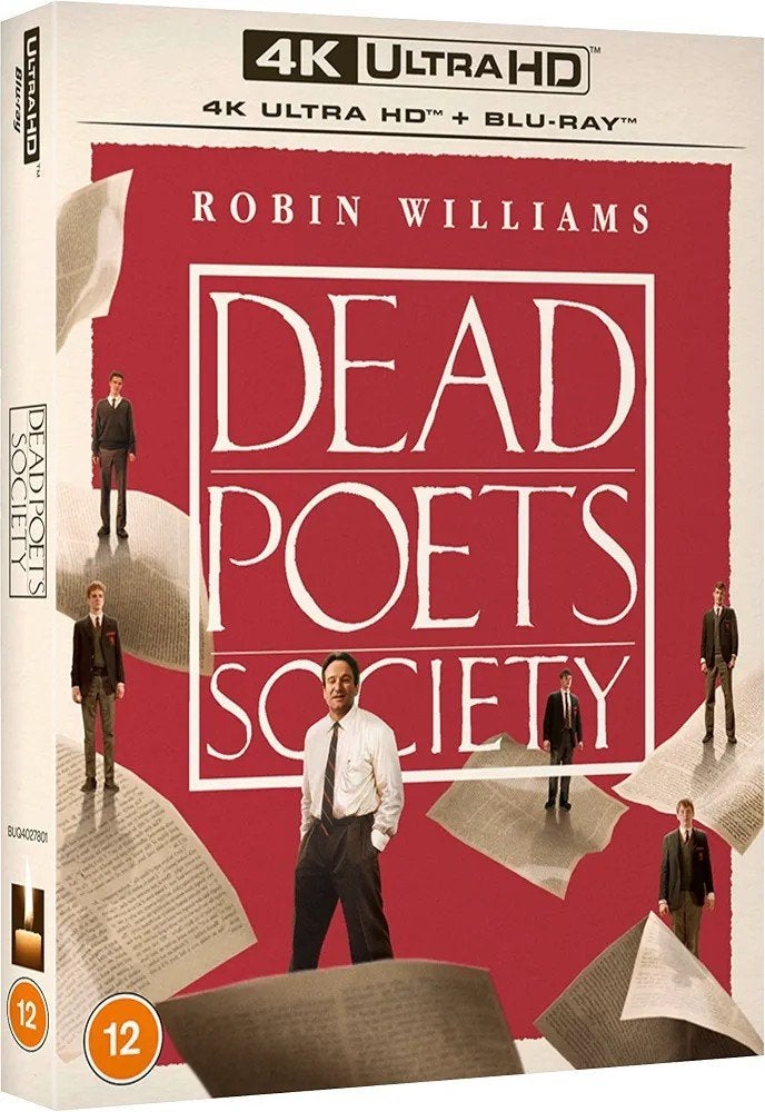 Dead Poets Society 4K UHD Blu-Ray UK IMDb 7.8 Seal PRE-ORDER, Cd's en Dvd's, Engels, Film, Engels, Ophalen of Verzenden