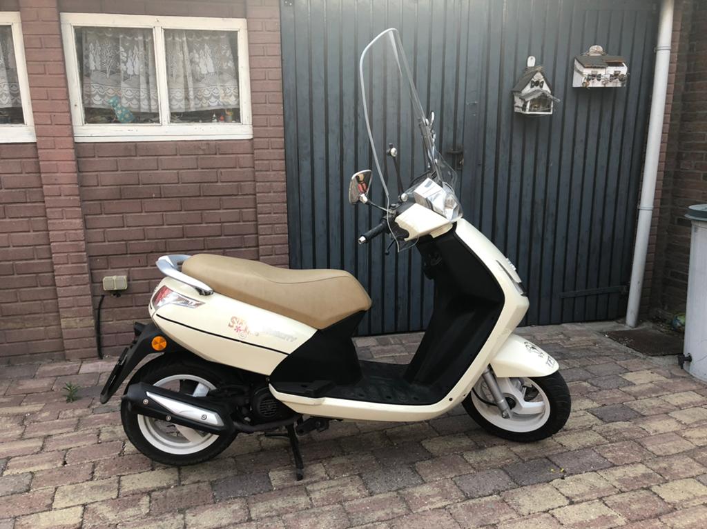 Peugeot Vivacity 2010 bromscooter, Fietsen en Brommers, Scooters | Peugeot, Ophalen, Gebruikt, Maximaal 45 km/u, Benzine