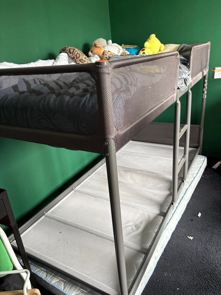 Stevig Stapelbed - Ideaal voor Kinderkamer, Huis en Inrichting, Slaapkamer | Stapelbedden en Hoogslapers, Ophalen, 90 cm, 160 tot 180 cm