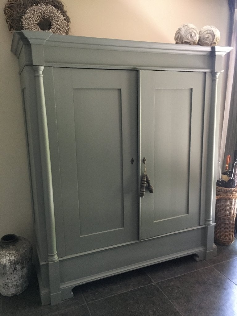 landelijke kast, Ophalen, Met deur(en), 150 tot 200 cm, 50 tot 75 cm