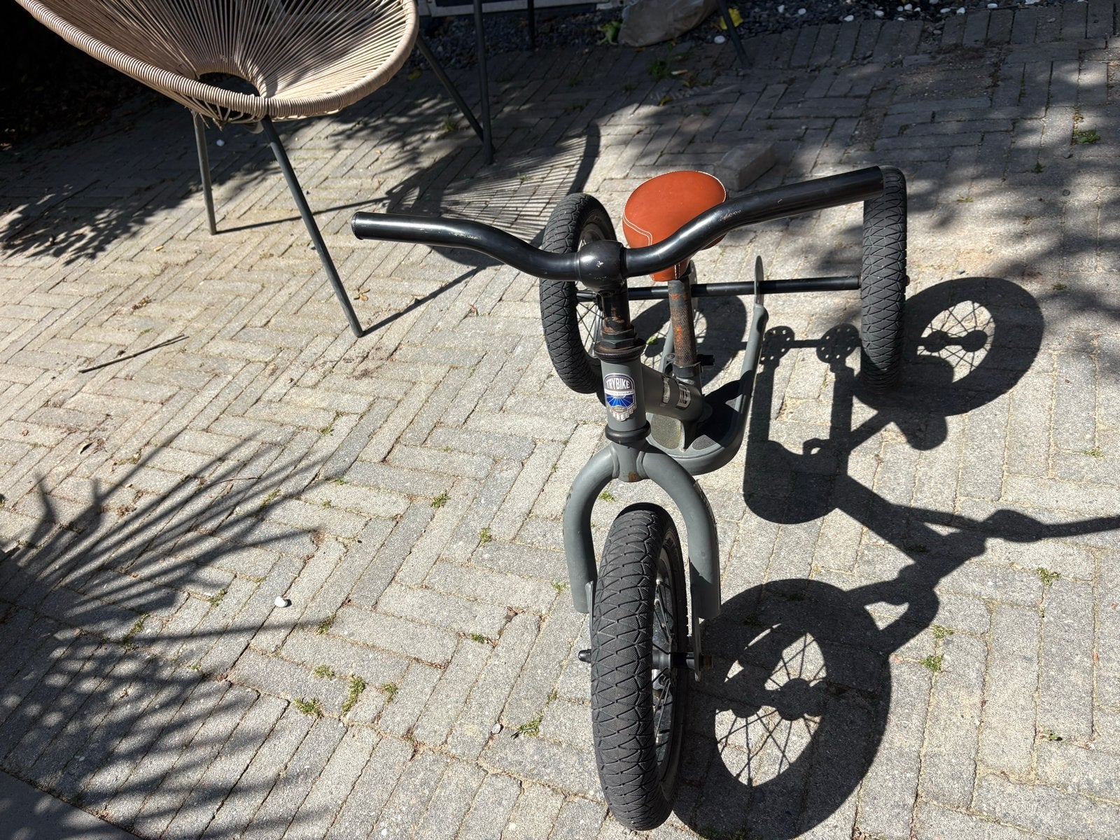 Trybike loopfiets/driewieler - Grijs, Ophalen, Gebruikt, 16 tot 20 inch