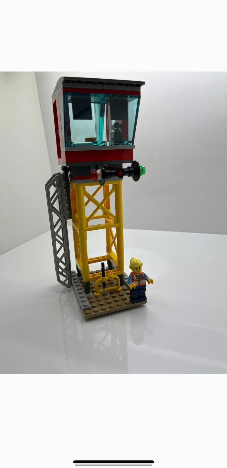 Lego trein 60198 seintoren, Ophalen of Verzenden, Zo goed als nieuw